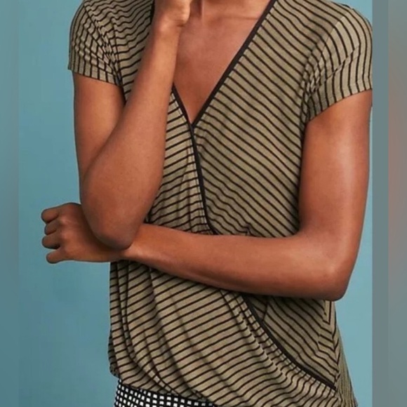 MAEVE BY ANTHROPOLOGIE Leila Wrap Top - Picture 2 of 6